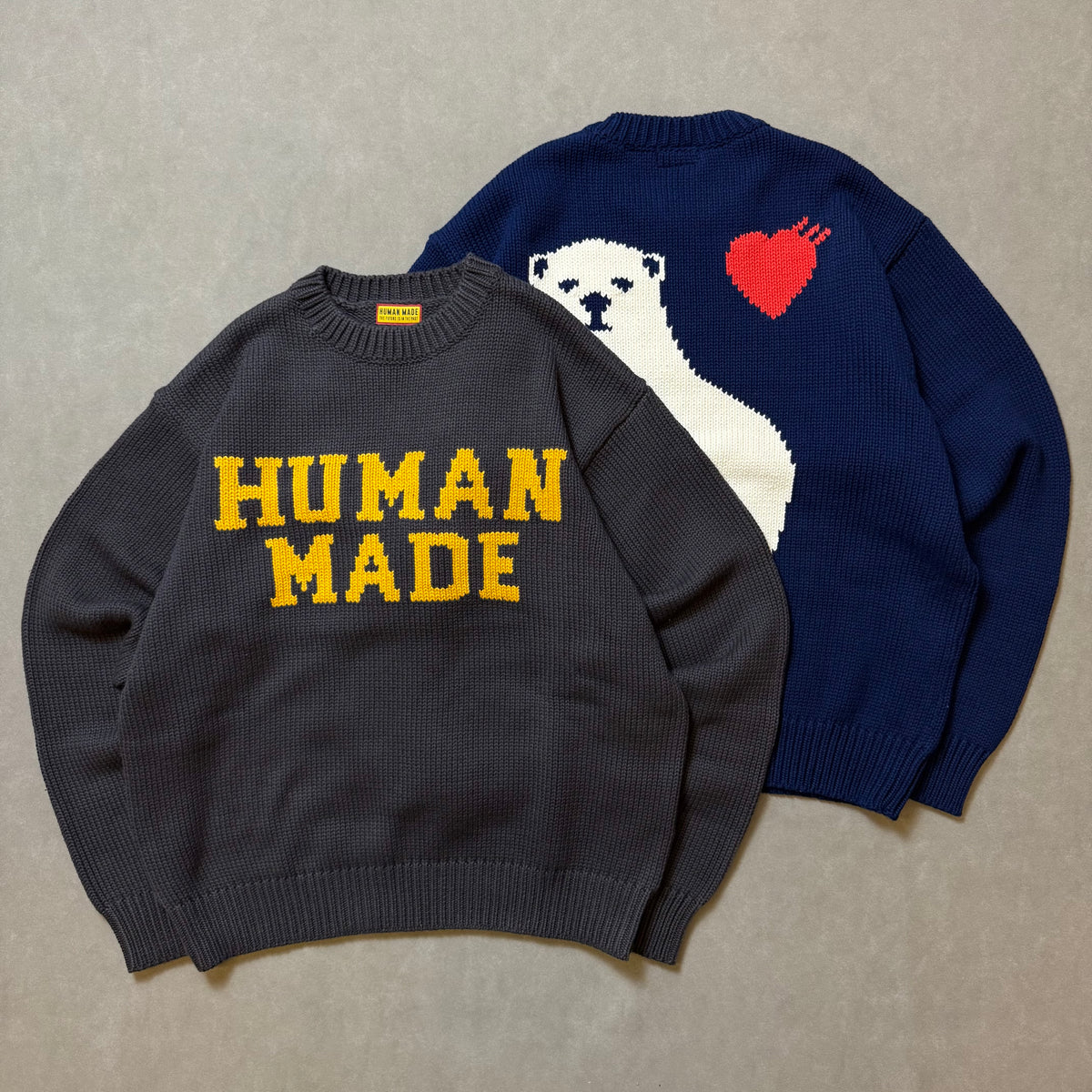 トップス Human Made LOWGAUGE KNIT SWEATER 1F14E04A-8971-4F78-9D16-