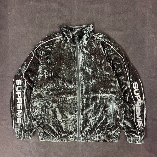 SUPREME VELVET TRACK JACKET