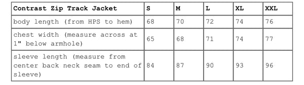 SUPREME CONTRAST ZIP TRACK JACKET