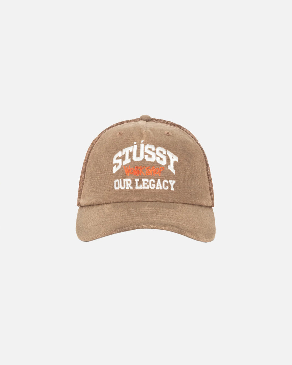 STUSSY OUR LEGACY WORK SHOP LOW PROFILE TRUCKER CAP – Trade