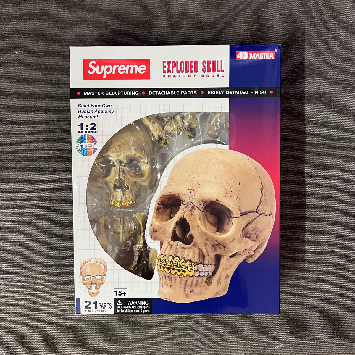 Supreme 4D Model Human Skull Keychain - その他