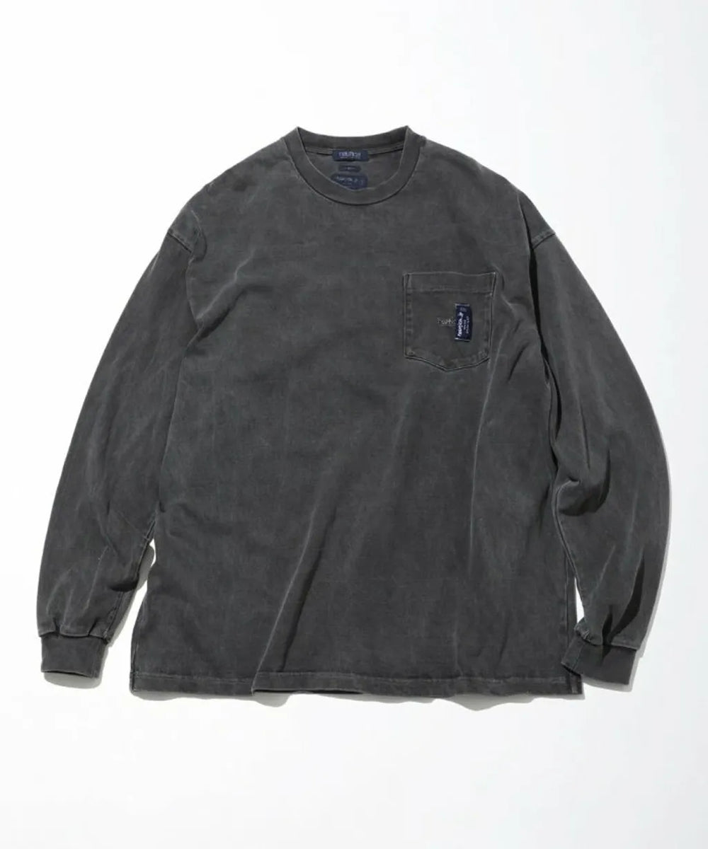 NAUTICA JP PIGMENT DYED “TOO HEAVY” JERSEY POCKET L/S TEE – Trade 