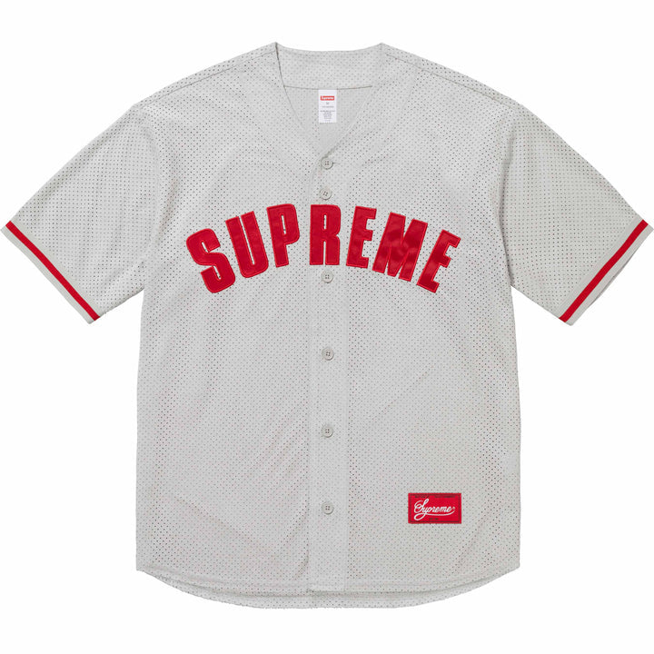 SUPREME ULTRASUEDE MESH BASEBALL JERSEY – Trade Point_HK