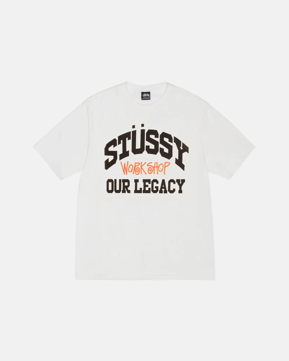 STUSSY OUR LEGACY WORK SHOP COLLEGIATE TEE PIGMENT DYED – Trade