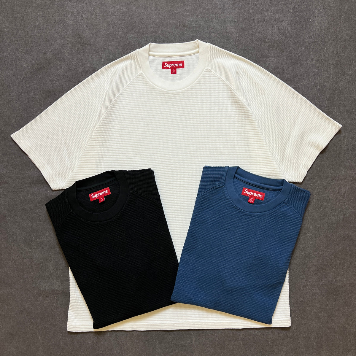 【本物保証 /関税・送料無料】Supreme Stencil Thermal S/S Top Supreme Stencil Thermal S/S Top Black Men's - FW24 - US