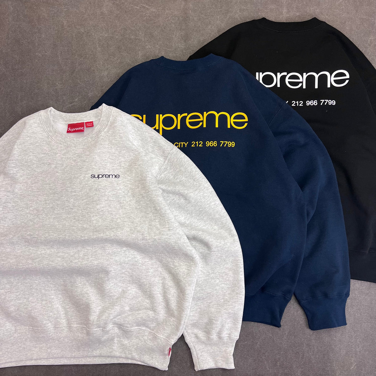 Supreme NYC Crewneck Navy L