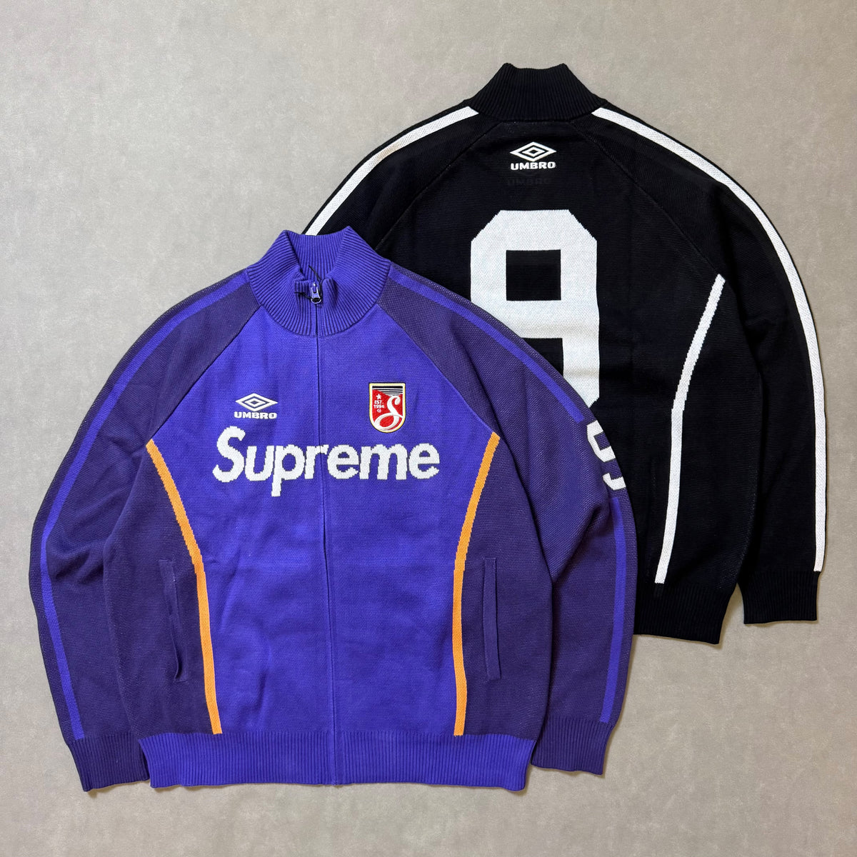 _*1様 【Supreme】Umbro® Zip Up Sweater Blue Supreme - Supreme Umbro ZipUp Sweater Light Blue Sの通販 by