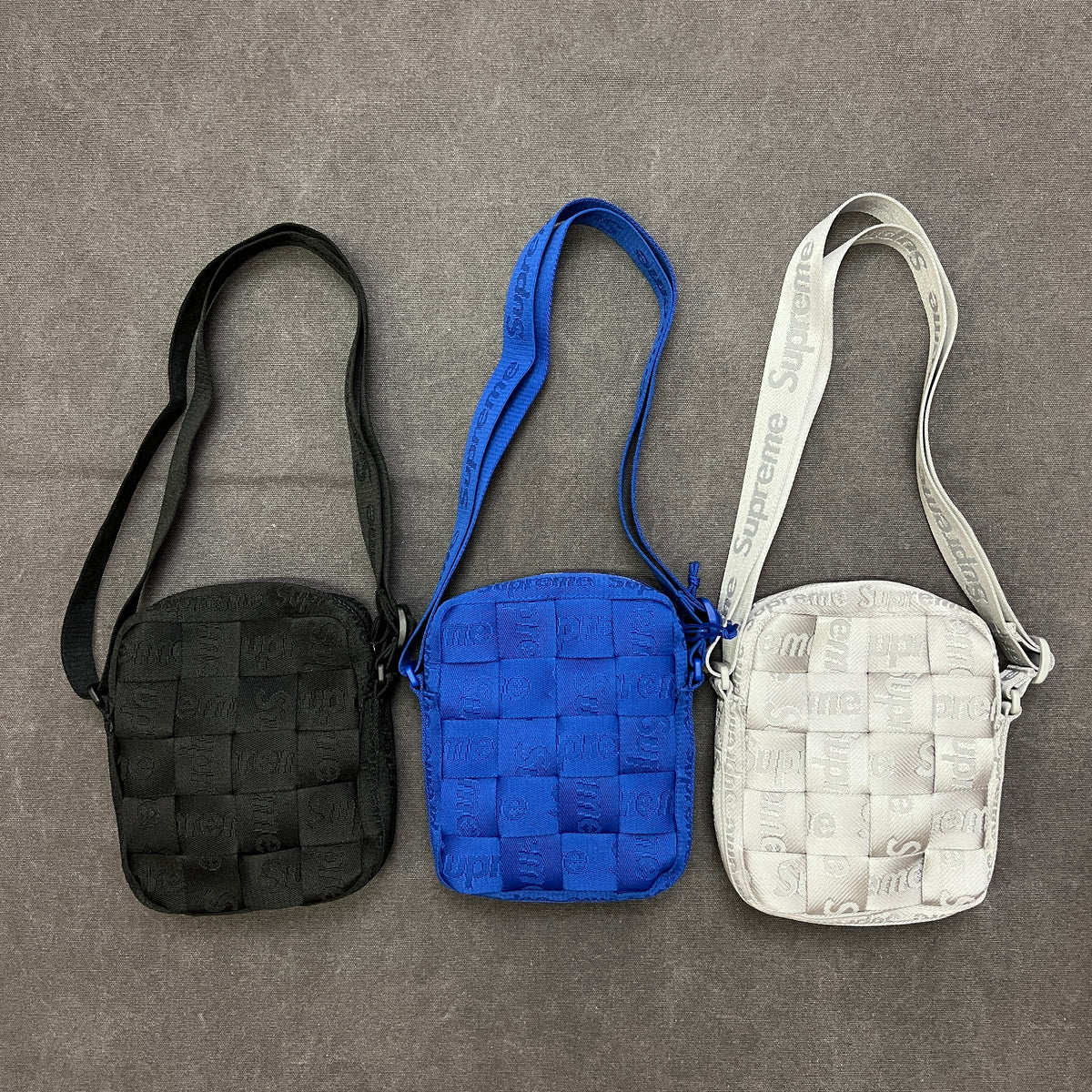 バッグ Supreme Woven Shoulder Bag  24SS SUPREME WOVEN SHOULDER BAG BLACK SS24 - Stay Fresh