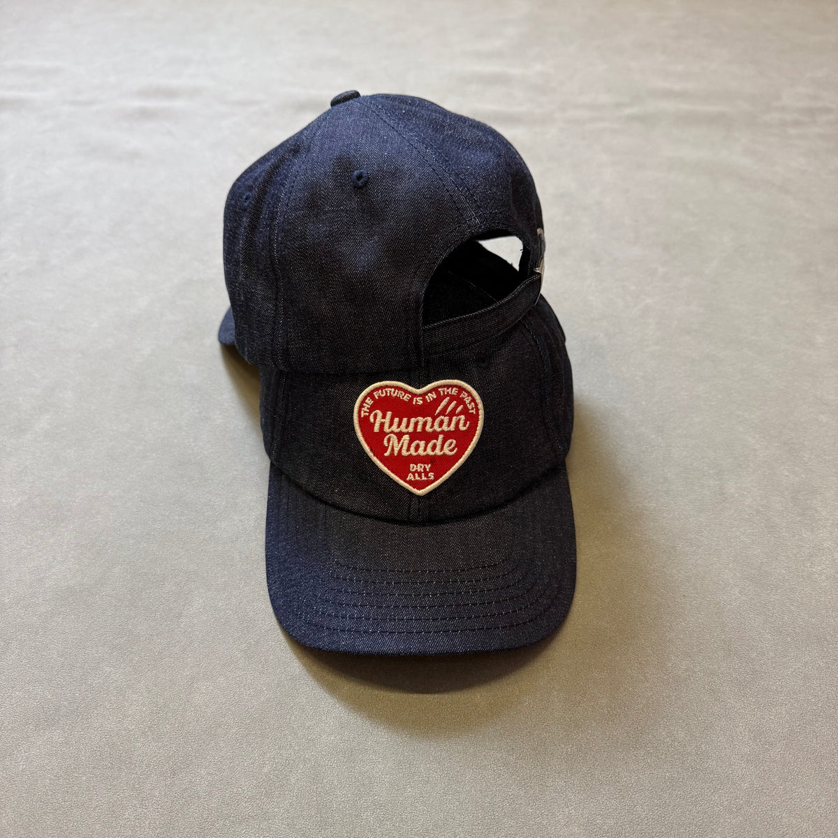 応援グッズ HUMAN MADE 6PANEL DENIM CAP Human Made Men's 6 Panel Denim Cap in Indigo Human Made