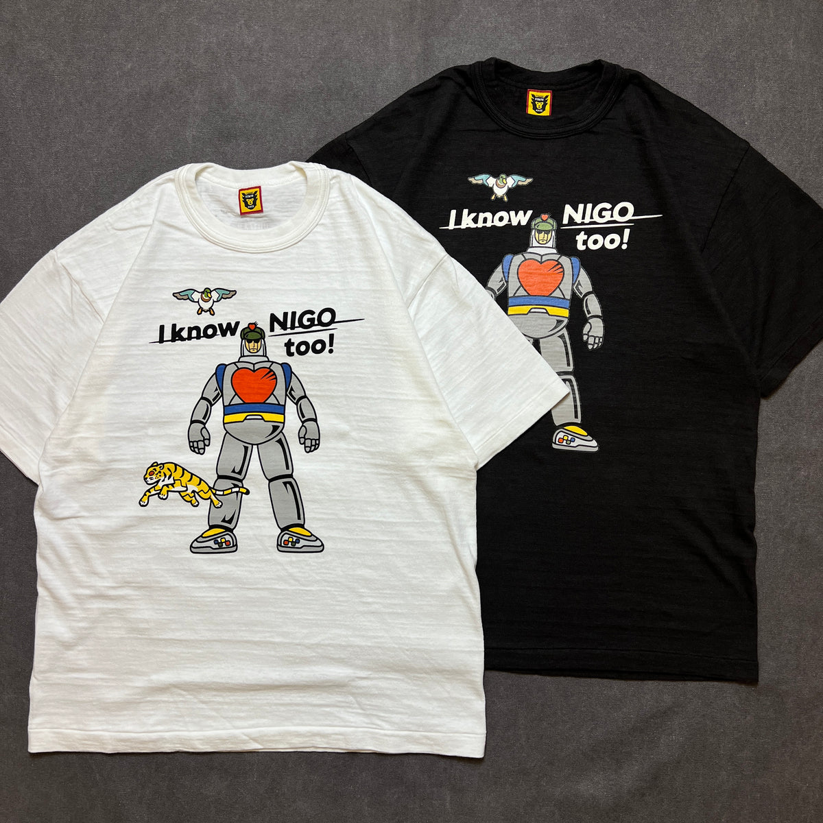 HUMAN MADE I KNOW NIGO TOO Graphic T