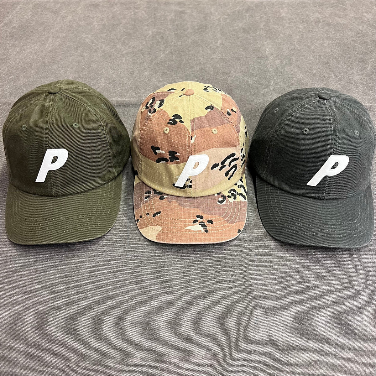 Boné Palace Washed Twill P 6-Panel Green - Droper