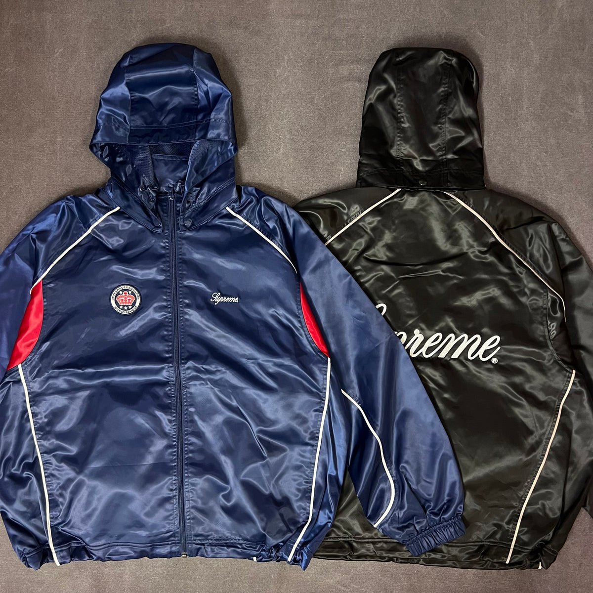 SUPREME SATIN HOODED TRACK JACKET – Trade Point_HK