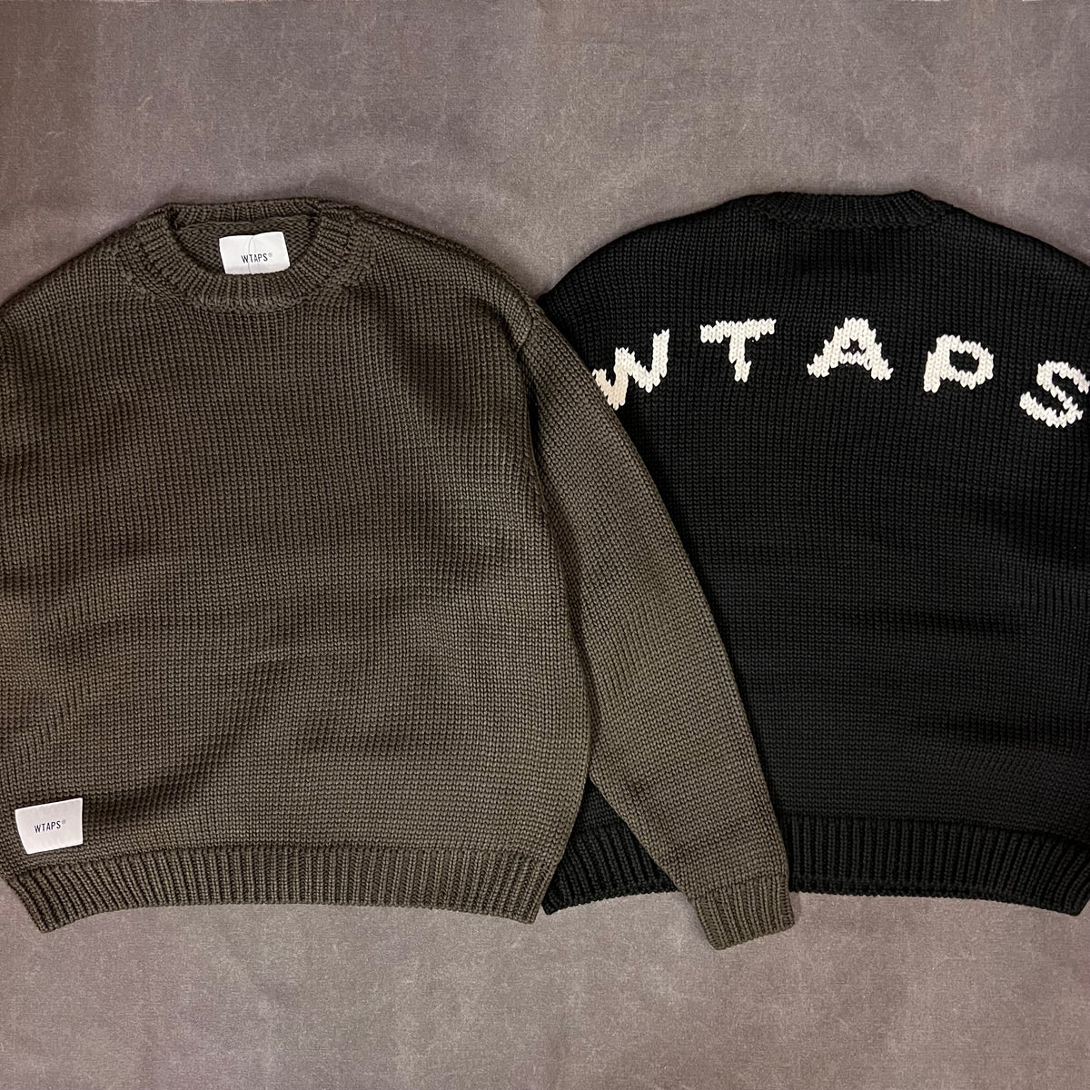 WTAPS CREW NECK 01 / SWEATER / POLY. T-ROCK – Trade Point_HK