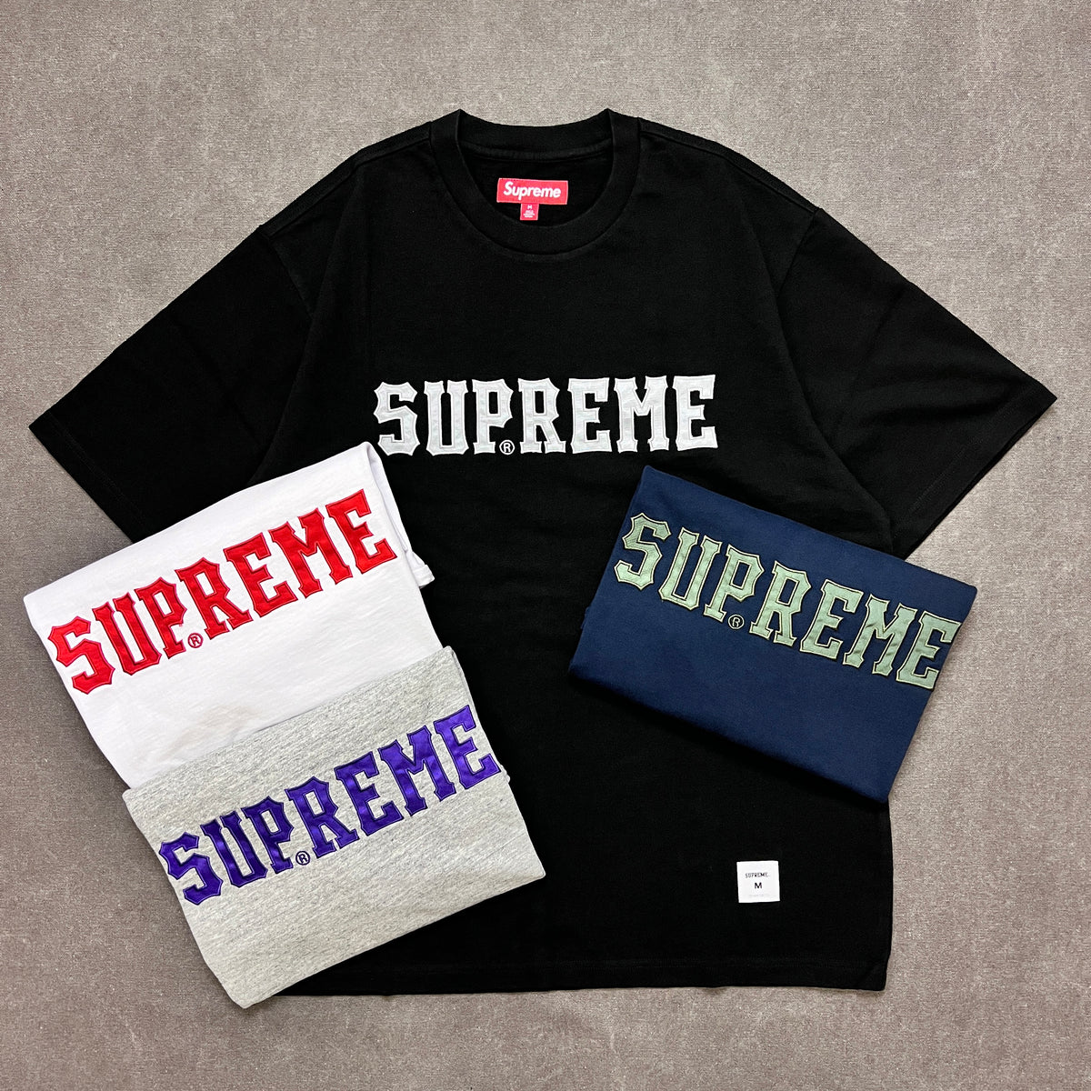 【新品】 Supreme Twill Appliqué S/S Top 黒 L Supreme Twill Applique S/S Top Black Men's - FW24 - US