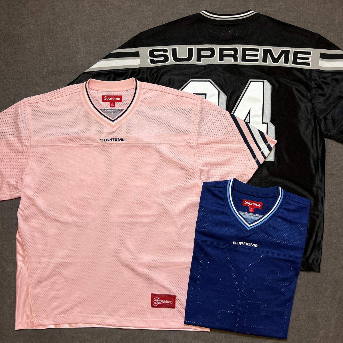 SUPREME JACQUARD RIB FOOTBALL JERSEY – Trade Point_HK