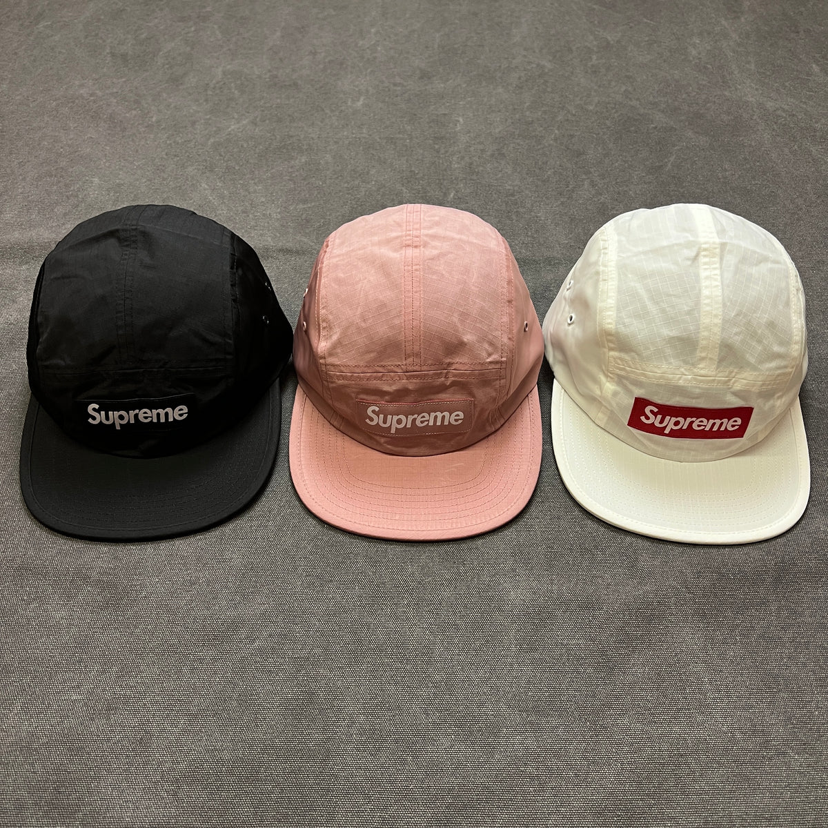 帽子 Supreme Waxed Ripstop Camp Cap 24FW Supreme Waxed Ripstop Camp Cap FW24 DSWT BRAND NEW BOX LOGO