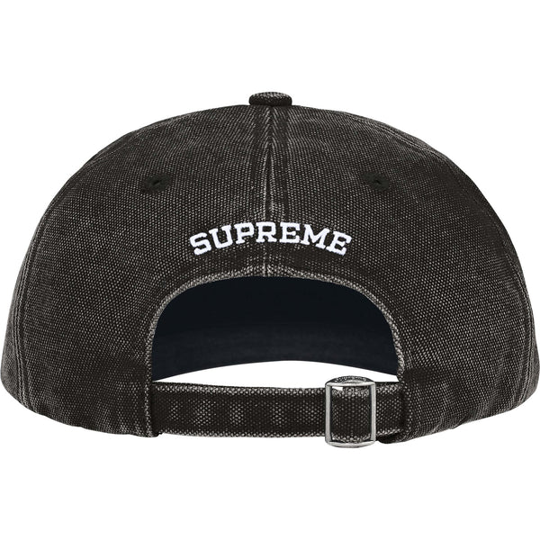 SUPREME PIGMENT COATED CANVAS S LOGO 6 PANEL