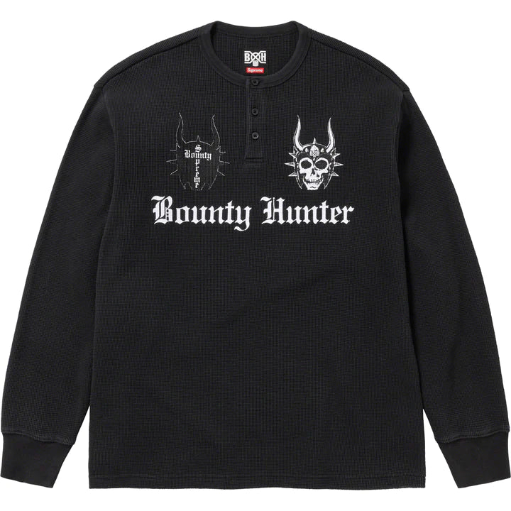 Bounty Hunter Thermal Henley L/S Top　黒Sメンズ