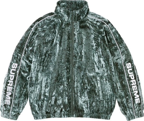 SUPREME VELVET TRACK JACKET