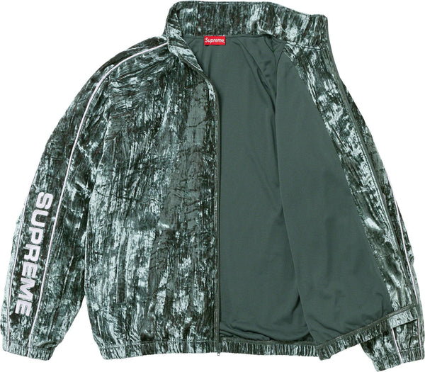 SUPREME VELVET TRACK JACKET