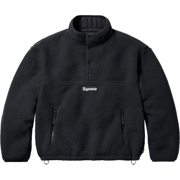 SUPREME POLARTEC SHEARLING REVERSIBLE PULLOVER