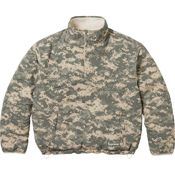 SUPREME POLARTEC SHEARLING REVERSIBLE PULLOVER