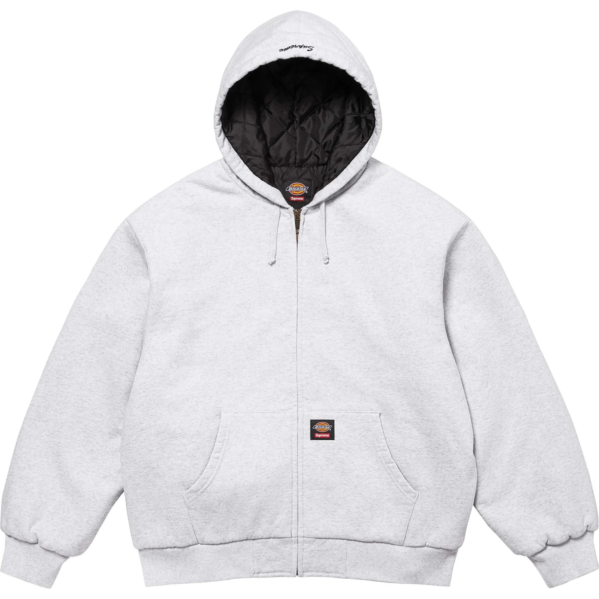 SUPREME DICKIES QUILTED LINED ZIP UP HOODED SWEATSHIRT – Trade