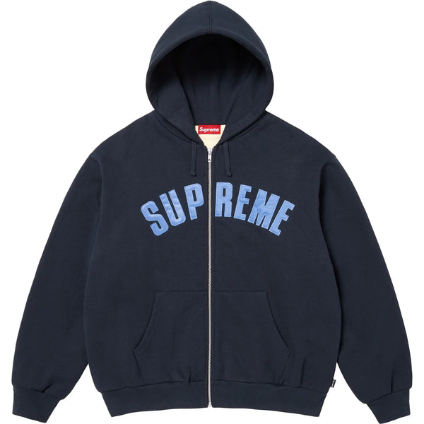 SUPREME ARC THERMAL LINED ZIP UP HOODED SWEATSHIRT