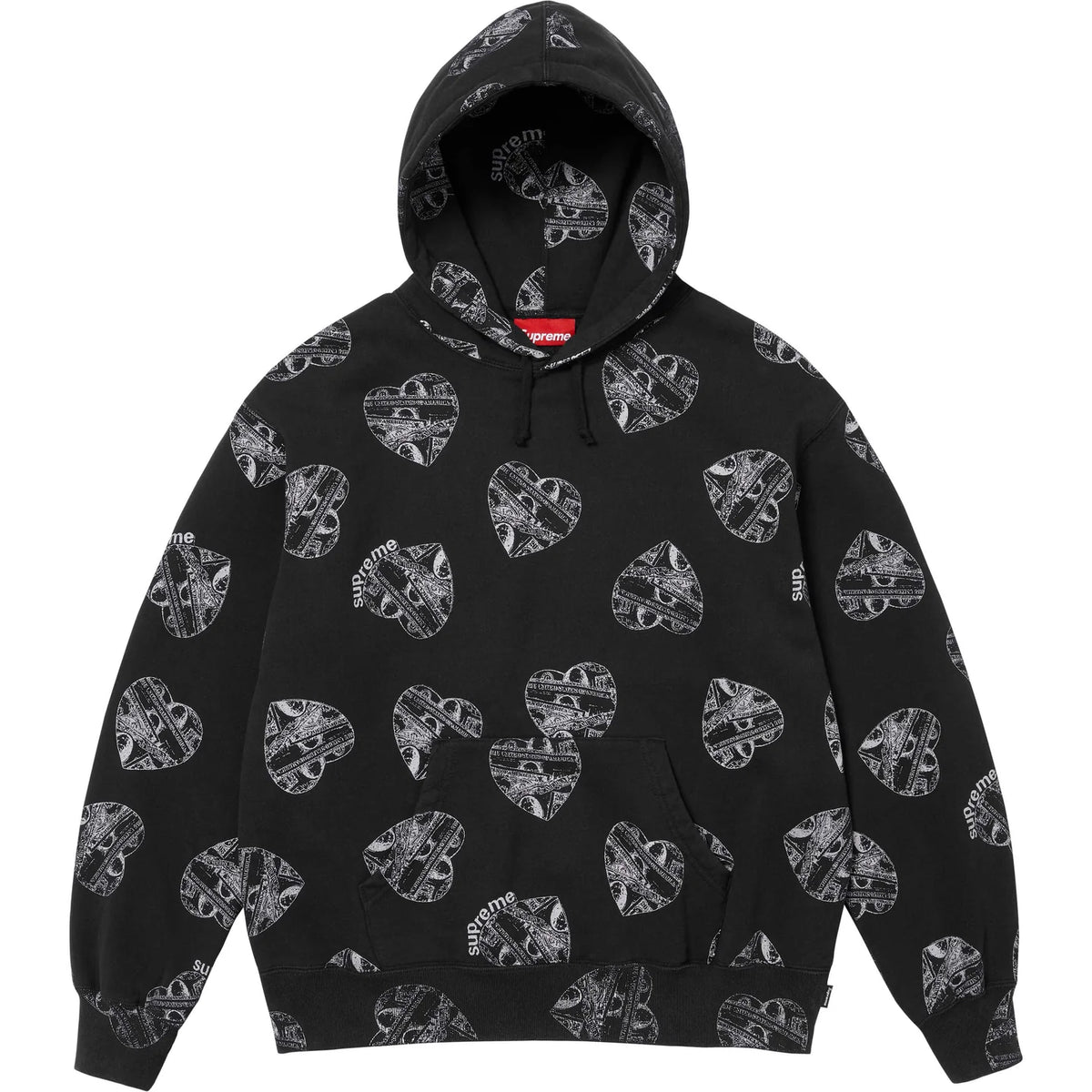 トップス Supreme Love Cash Hooded Sweatshirt Supreme Love Cash Hooded Sweatshirt (FW24) - $168