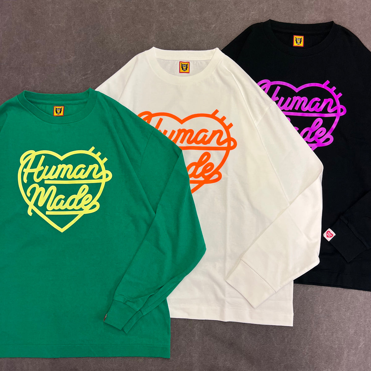 HUMAN MADE HEART L/S T-SHIRT