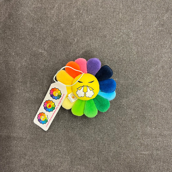 TAKASHI MURAKAMI FLOWER EMOJI KEYCHAINS 8CM