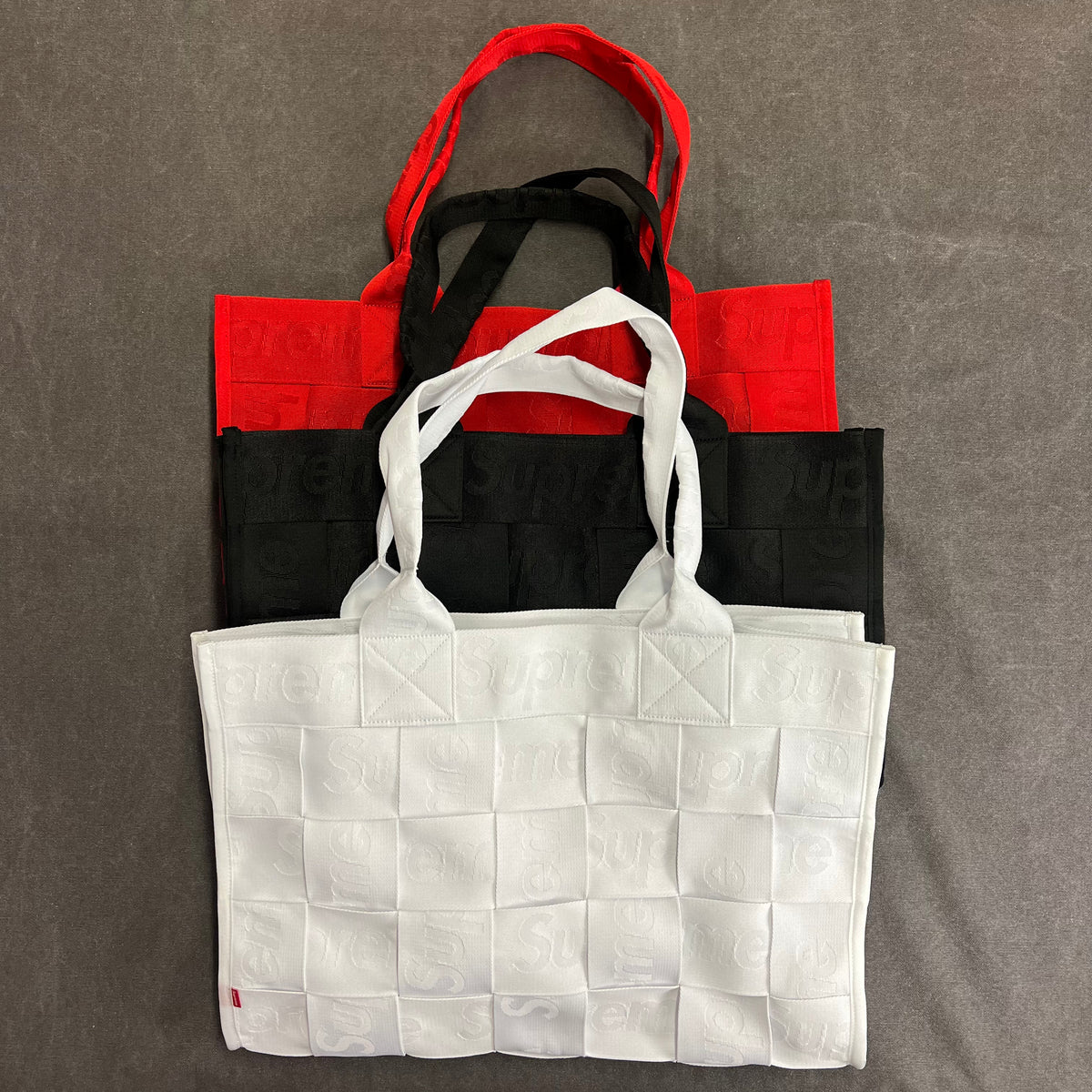 価格販売中 Supreme Woven Large Tote Bag BLACK 新品未使用 | artfive