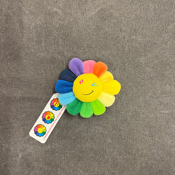 TAKASHI MURAKAMI FLOWER EMOJI KEYCHAINS 8CM