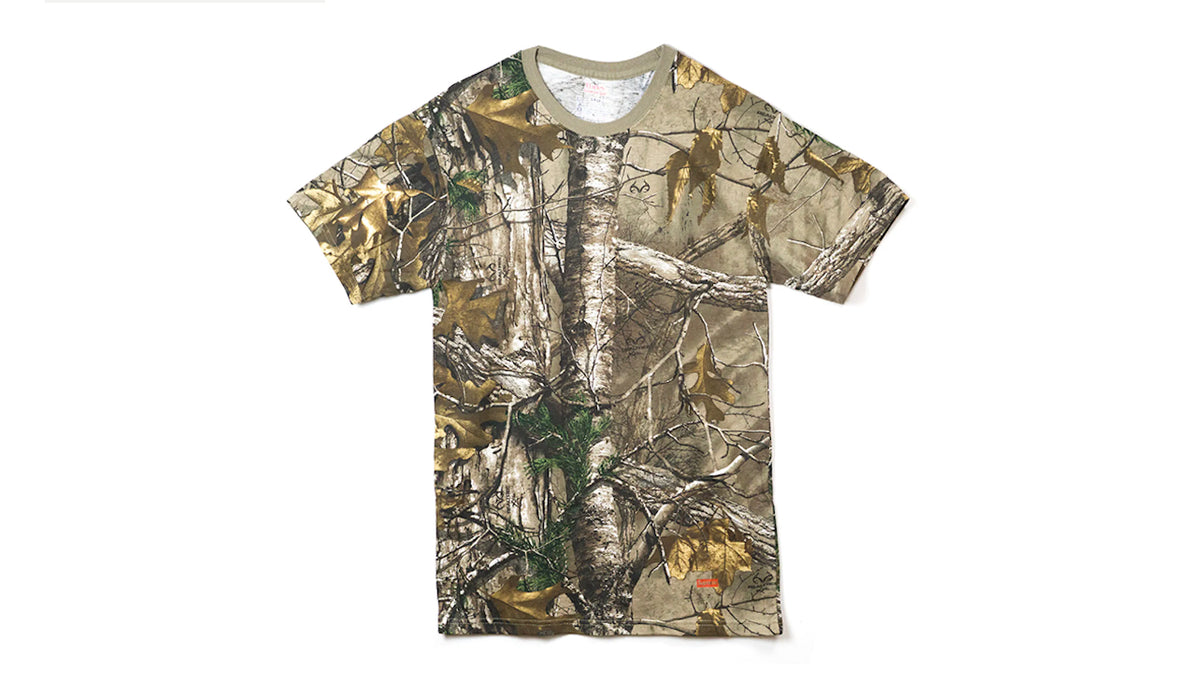 SUPREME HANES REALTREE TAGLESS TEES(2 PACK) FW17