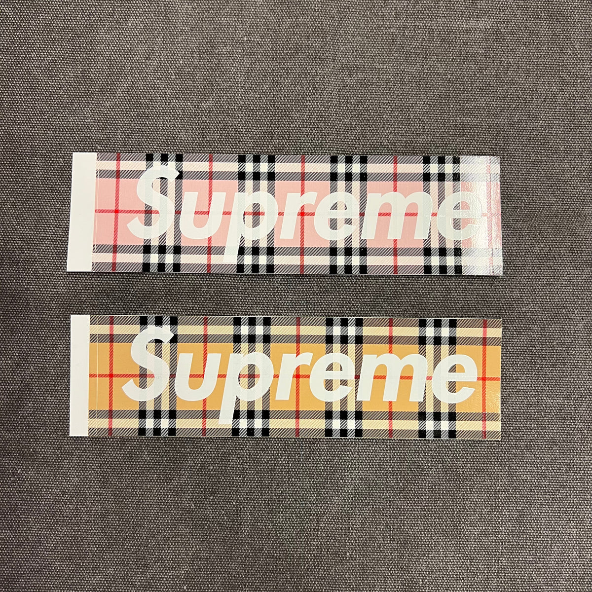 19枚 supreme × Burberry BOXLOGOステッカー Supreme x Burberry Box Logo Sticker