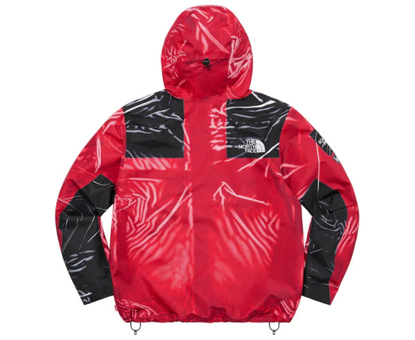 SUPREME THE NORTH FACE TROMPE L' OEIL PRINTED TAPE SEAM SHELL JACKET