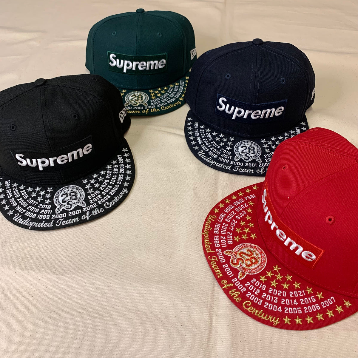 数量限定在庫あります 2014ss supreme Uptown Box Logo Newera メンズ