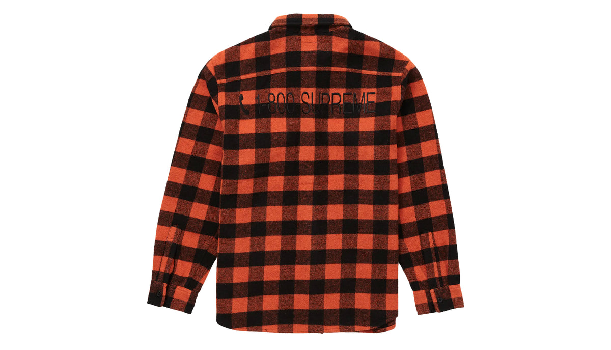 SUPREME 1-800 BUFFALO PLAID SHIRT – Trade Point_HK