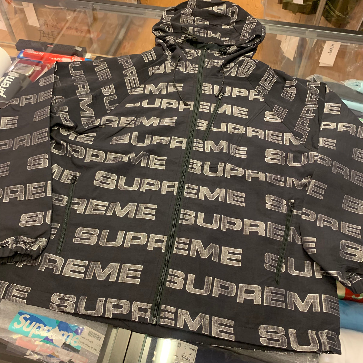 Supreme 3m best sale track jacket