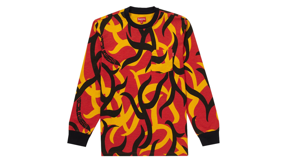 Tribal Camo Supreme Ls Pocket Tee Supreme シュプリーム 19AW
