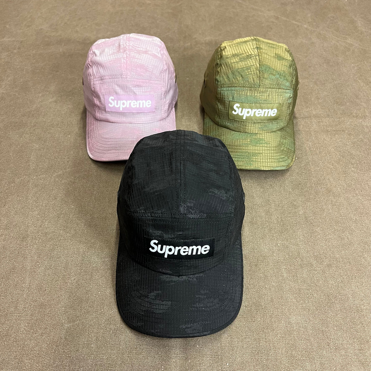 SUPREME BROKEN CAMO CAMP CAP – Trade Point_HK