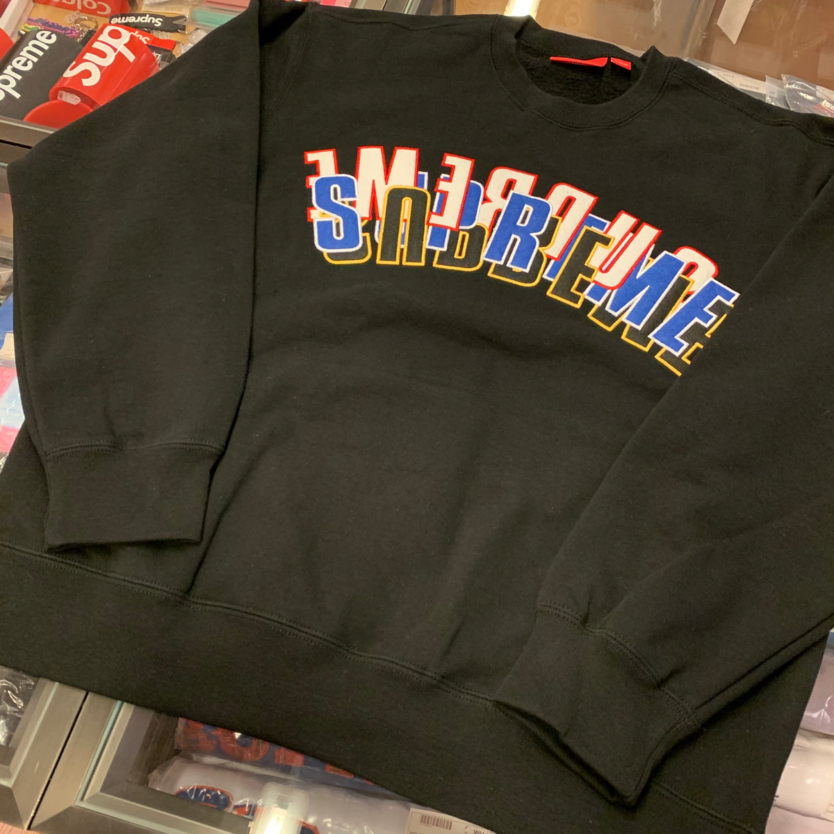 SUPREME STACKED CREWNECK