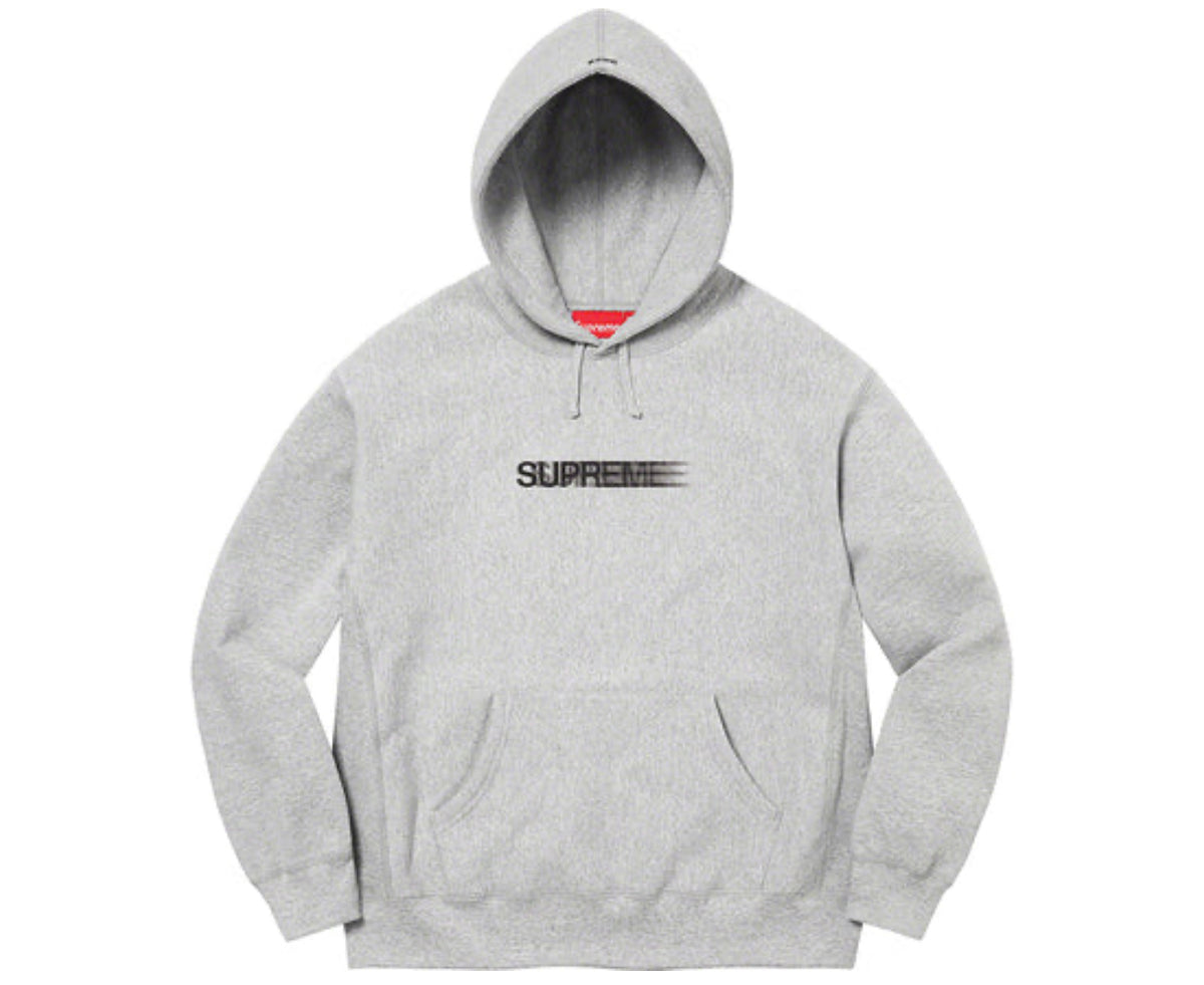 Supreme Motion Logo Hooded Sweatshirt 白