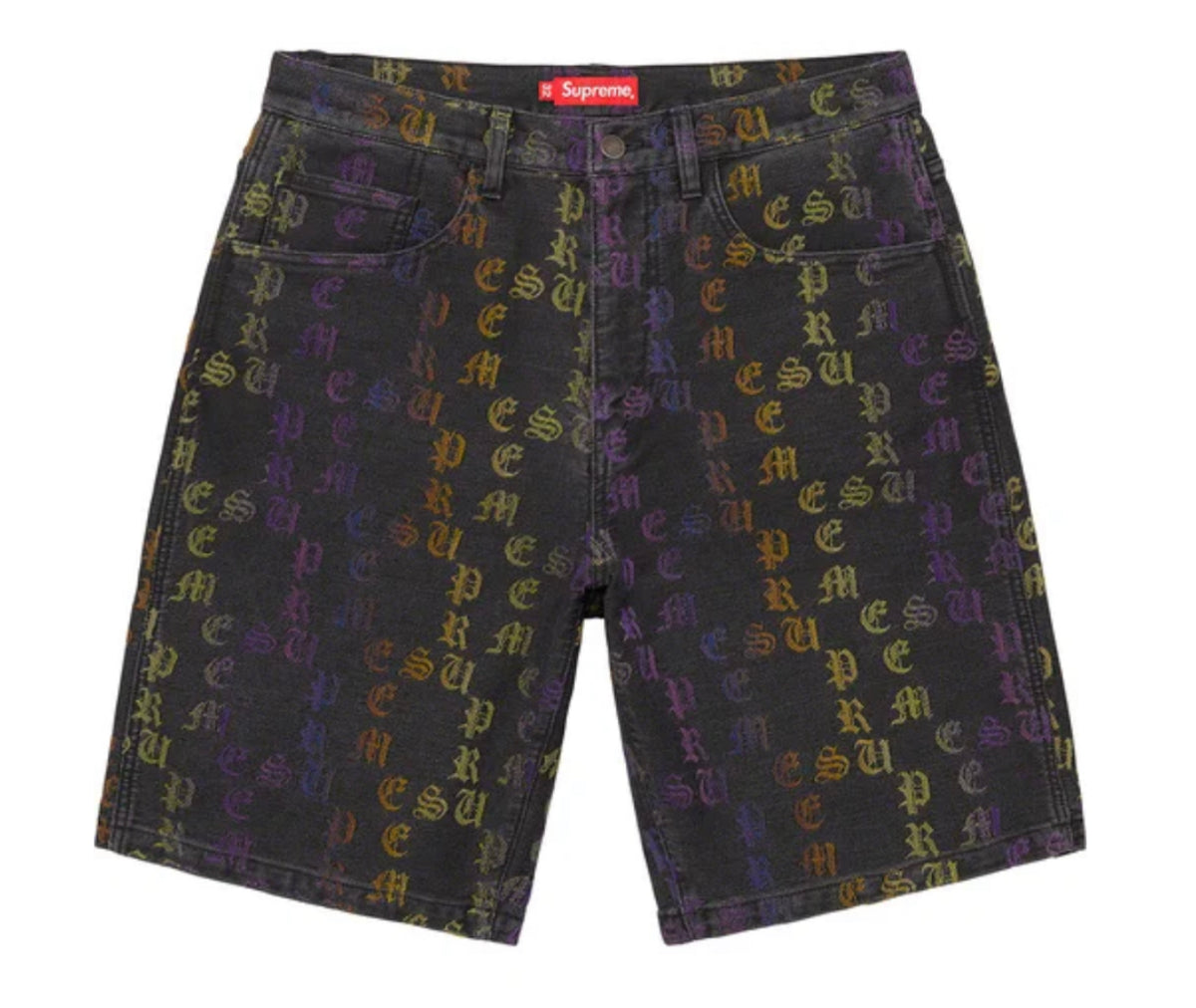 SUPREME GRADIENT JACQUARD DENIM SHORT – Trade Point_HK