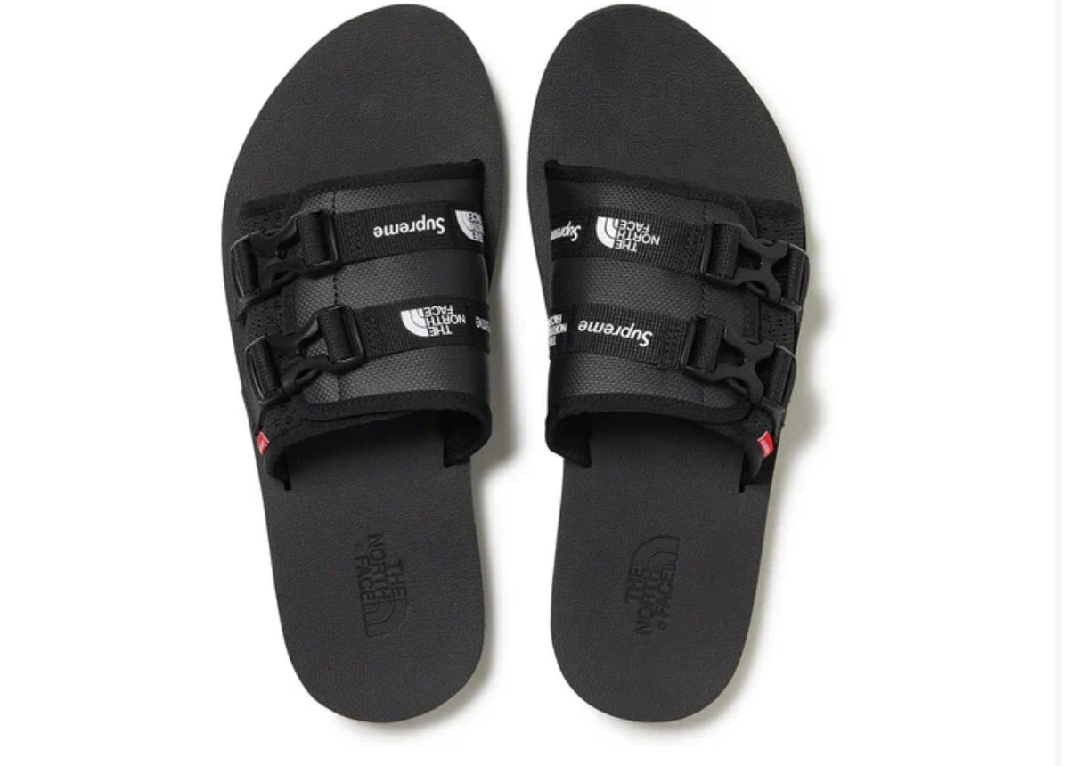 north face slippers supreme