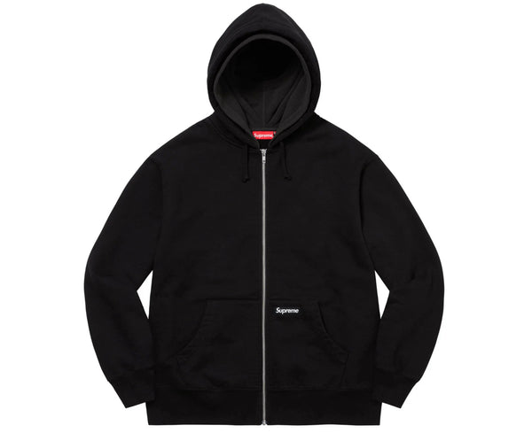 SUPREME DOUBLE HOOD FACEMASK ZIP UP HOODED SWEATSHIRT