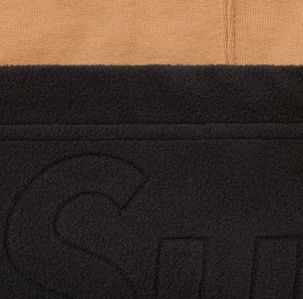 SUPREME DOUBLE HOOD FACEMASK ZIP UP HOODED SWEATSHIRT