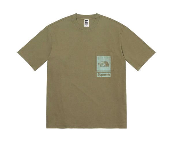 SUPREME THE NORTH FACE PRINTED POCKET TEE