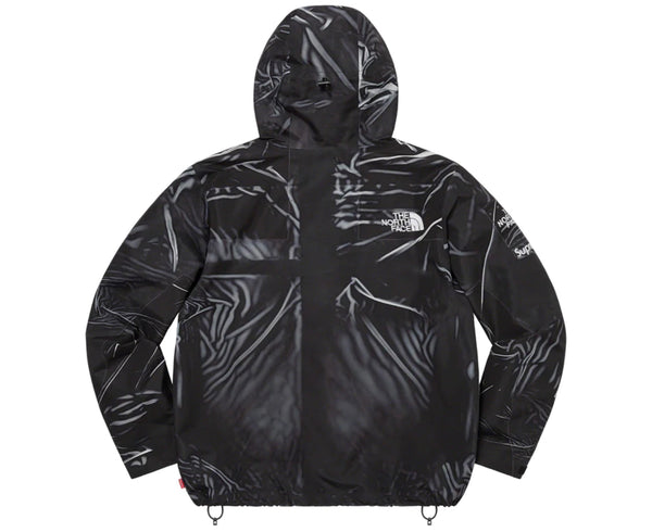 SUPREME THE NORTH FACE TROMPE L' OEIL PRINTED TAPE SEAM SHELL JACKET