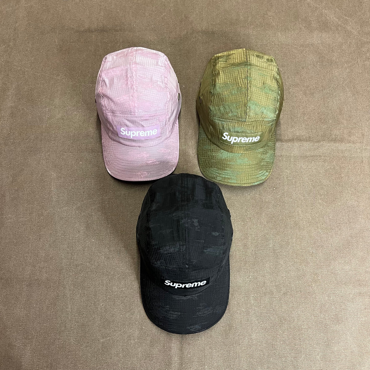 SUPREME BROKEN CAMO CAMP CAP – Trade Point_HK